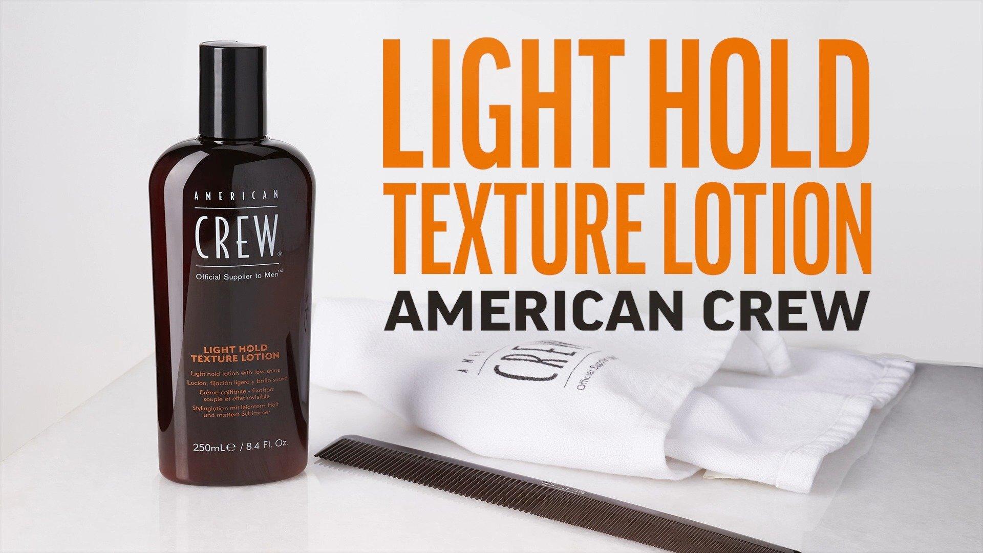 Light Hold Texture Lotion - Men's Hair Styling - American Crew