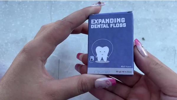 MySmile Woven Dental Floss with Coconut Oil, Mint Flavor, 50 Yards #9