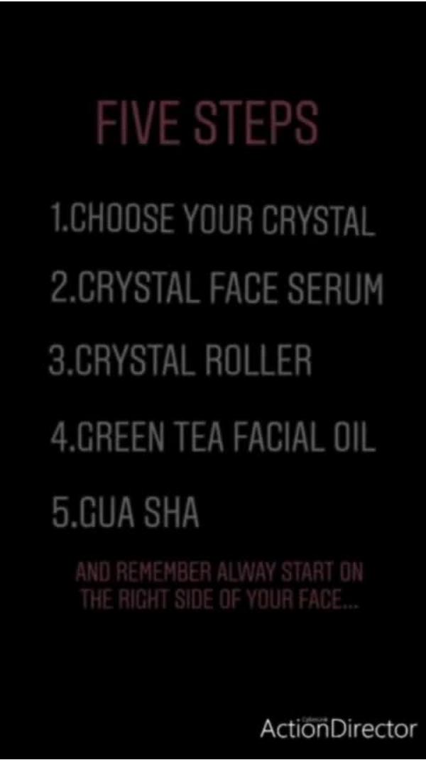 White Lotus Beauty Genuine Amethyst Crystal Facial Set #9