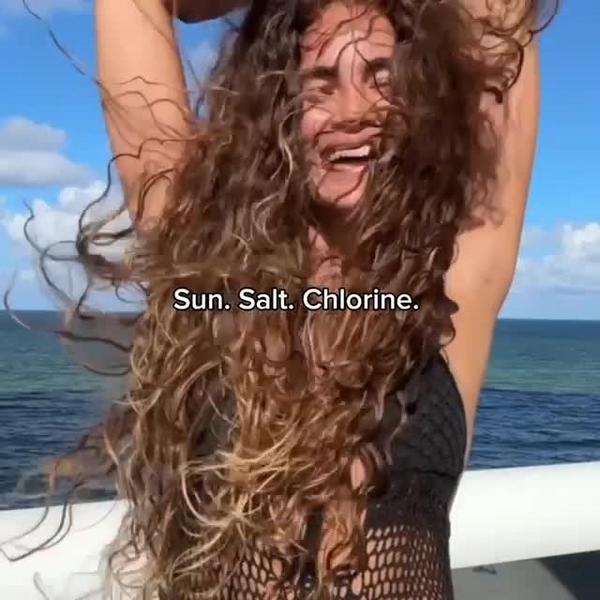 Miami Beach Bum Hair Shield Leave-In Conditioner - Reef-Safe Sun, Salt & Chlorine Protectant #7