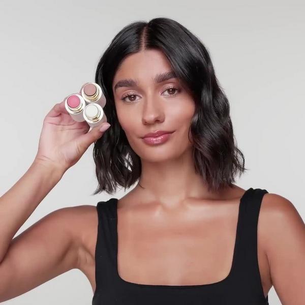 Ogee Crystal Contour Collection - Bronzer, Blush & Highlighter Face Sticks #7