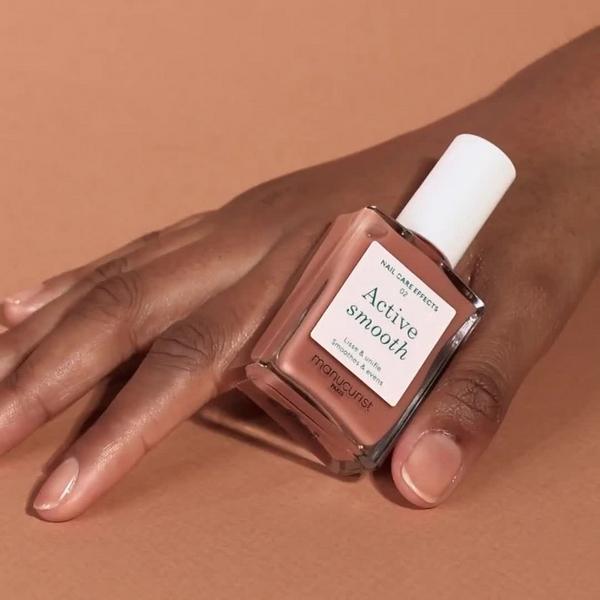 Manucurist Active Smooth Nail Concealer, Nail Strengthener and Growth for a Natural Sheer effect #9