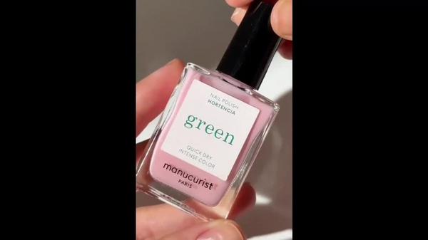 Manucurist Green Non-Toxic Quick Dry Nail Polish Routine with Gel-Like Finish #6