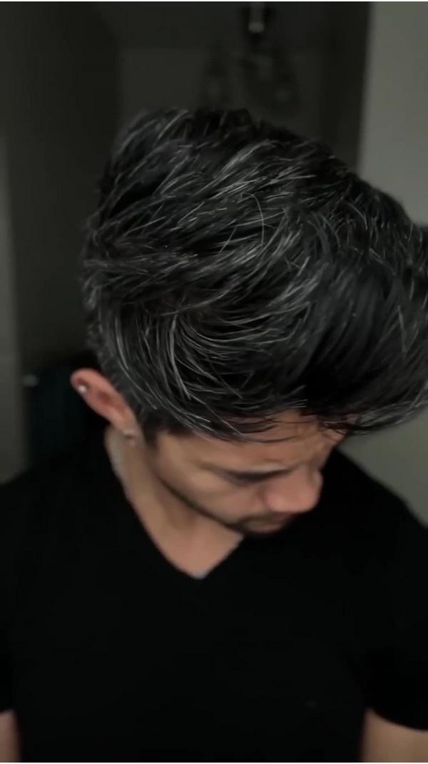 Cleverman Coarse & Coily Hair · Reusable Beard & Hair Dye Kit – 4 Uses, 7-Min Natural Gray Coverage #9