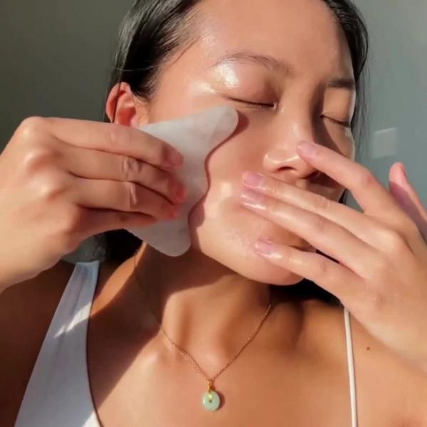 Mount Lai Vitality Qi White Jade Gua Sha Sculpting Tool #2