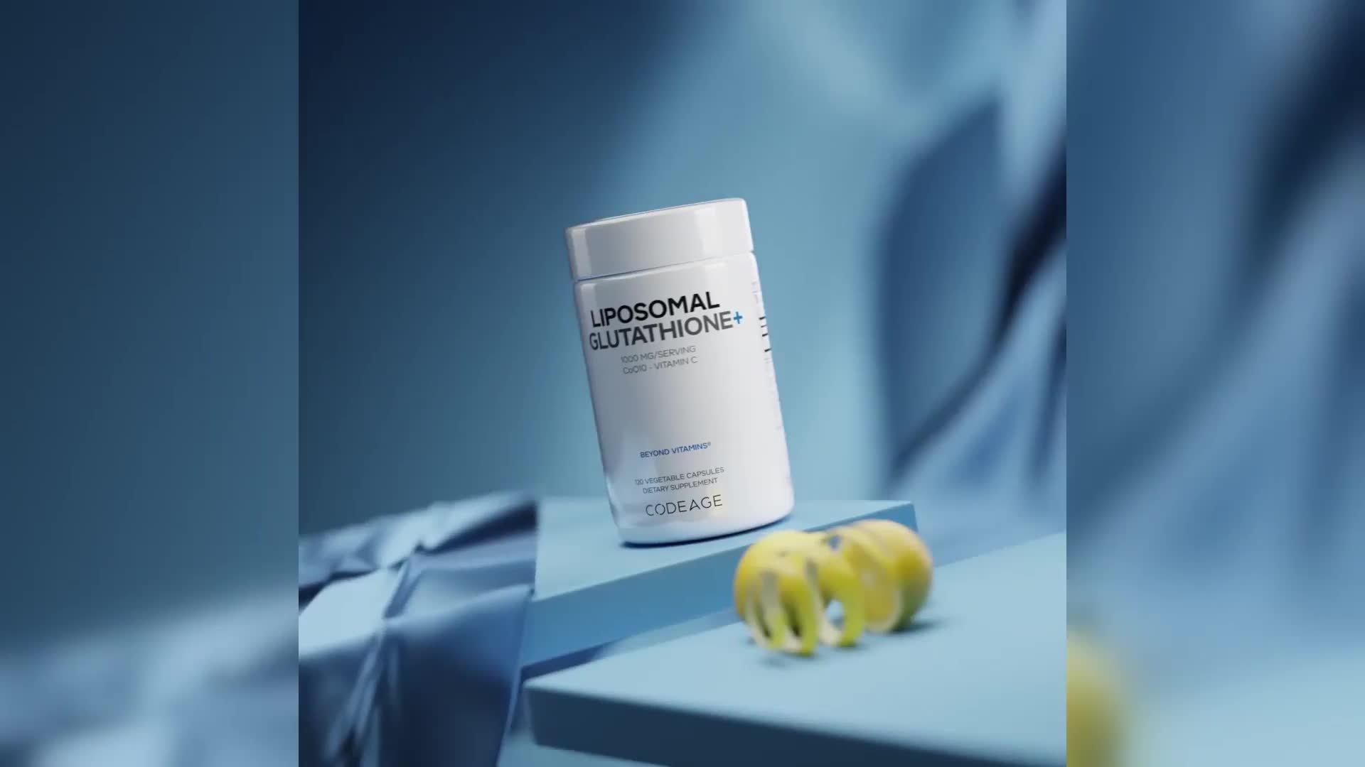 CODEAGE - Liposomal Glutathione 1000 mg with Vitamin C & CoQ10
