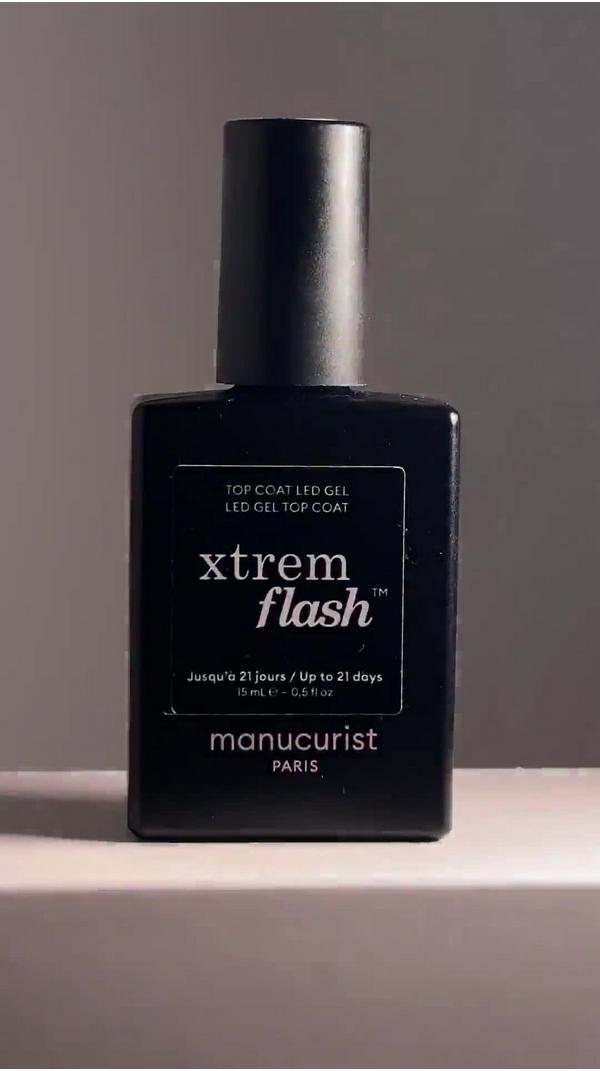 Manucurist Xtrem Flash Gel Nail Polish Kit with LED Lamp and Gel Top Coat #10