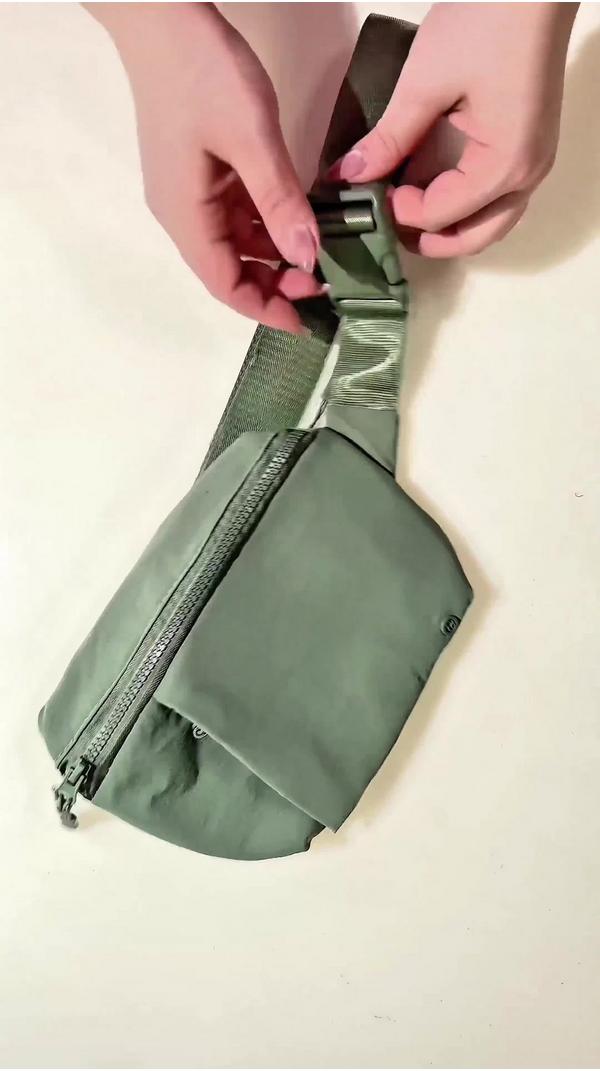 Joan & David Sport Nylon Passport Front Pocket Belt Bag #5