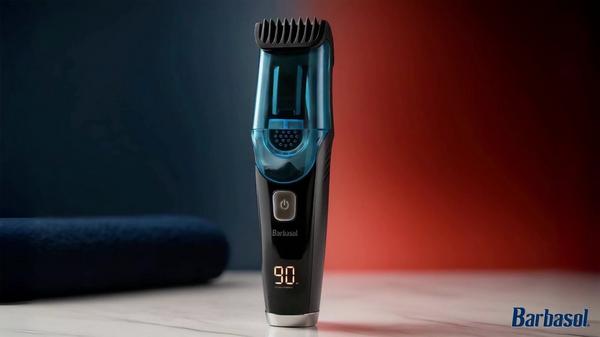 Barbasol Shaving Rechargeable Men’s Vacuum Beard Trimmer with LCD & Adjustable Settings #10