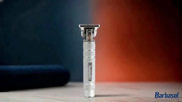 Barbasol Shaving Stainless Rechargeable Zero-Gap T-Blade Trimmer with 3 Combs #10