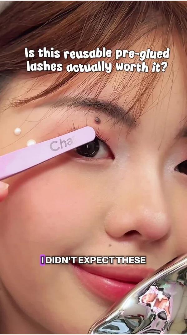 Char Cosmetics Pre-Glued Reusable Lashes Dreaming Bunny Collection #7