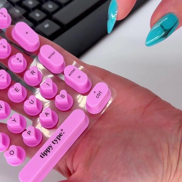 Tippy Type StickyTips - Keyboard Stickers for Long Nails #9